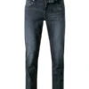 7 For All Mankind Jeans Slimmy, Tapered Fit, Baumwoll-Stretch 10oz, Schwarz