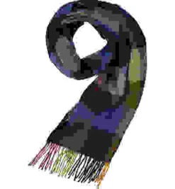 Eagle Schal, Lammwolle, Blau-bordeaux Kariert -Maenner Mode Haus  394554 norm 1