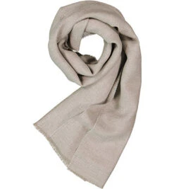 Eagle Schal, Lammwolle, Greige