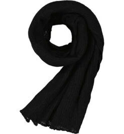 Eagle Schal, Reines Kaschmir, Schwarz