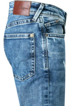 Pepe Jeans Jeans Hatch, Slim Fit, Baumwoll-Stretch, Blau -Maenner Mode Haus  394639 norm3