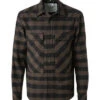 Bogner Overshirt, Baumwolle Gefüttert, Dunkelbraun-schwarz Kariert -Maenner Mode Haus  394788 norm