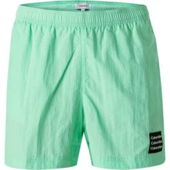 Calvin Klein Swimwear Badeshorts, Mikrofaser, Mint
