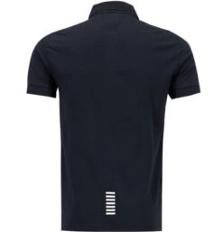 EA7 Polo-Shirt, Baumwoll-Jersey, Nachtblau -Maenner Mode Haus  395348 norm2
