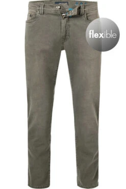 Pierre Cardin Jeans, Tapered Fit, Bio Baumwoll-Stretch Futureflex 10oz, Khaki