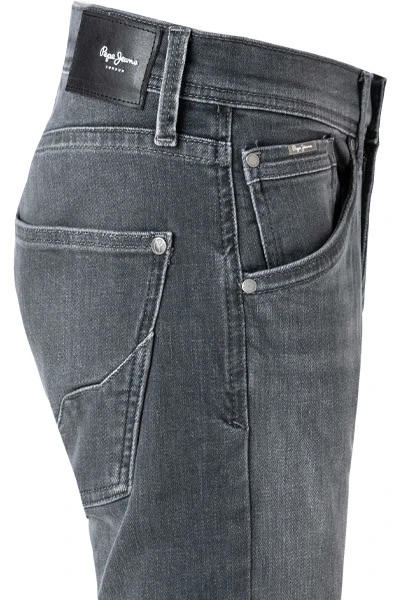 Pepe Jeans Jeans Track, Regular Fit, Baumwoll-Stretch, Grau 6 Pepe Jeans Jeans Track, Regular Fit, Baumwoll-Stretch, Grau – Bild 4