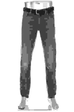 Alberto Jeans Slipe, Tapered Fit, Baumwoll-Stretch, Dunkelblau -Maenner Mode Haus  396130 norm 1