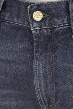 Alberto Jeans Slipe, Tapered Fit, Baumwoll-Stretch, Dunkelblau -Maenner Mode Haus  396130 norm4