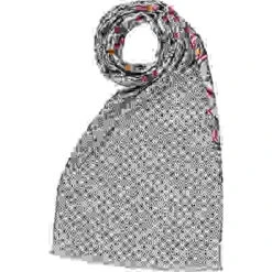 Schal, Seide, Beige-dunkelrot Gemustert -Maenner Mode Haus  396189 norm 1