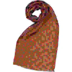 Schal, Seide, Rot Gemustert -Maenner Mode Haus  396190 norm 1