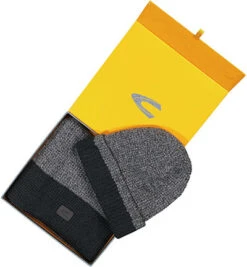 Camel Active Set, Mütze + Schal, Steingrau Meliert