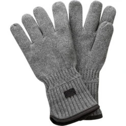 Camel Active Handschuhe, Baumwolle Gefüttert, Grau Meliert