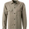 Boss Overshirt, Relaxed Fit, Leinen, Grün -Maenner Mode Haus  396307 norm