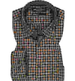 Marc O'Polo Hemd, Regular Fit, Bio Baumwolle, Braun-schwarz Kariert -Maenner Mode Haus  396437 norm 1