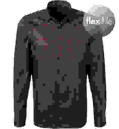 OLYMP Hemd, Body Fit, Mikrofaser Atmungsaktiv, Granat Kariert 7 OLYMP Hemd, Body Fit, Mikrofaser Atmungsaktiv, Granat Kariert – Bild 5