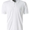 JOHN SMEDLEY Polo-Shirt, Easy Fit, Sea Island Cotton-Strick, Weiß -Maenner Mode Haus  39664 norm