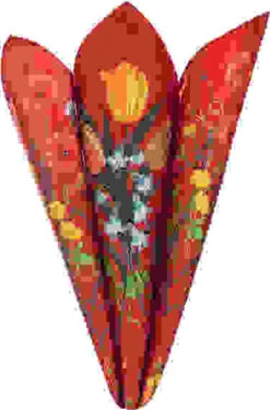 Einstecktuch, Seide, Rot Gemustert -Maenner Mode Haus  396771 norm 1