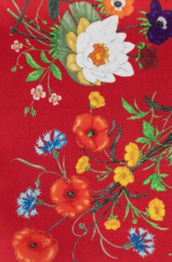 Einstecktuch, Seide, Rot Gemustert -Maenner Mode Haus  396771 norm3