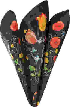 Einstecktuch, Seide, Navy Gemustert -Maenner Mode Haus  396772 norm 1