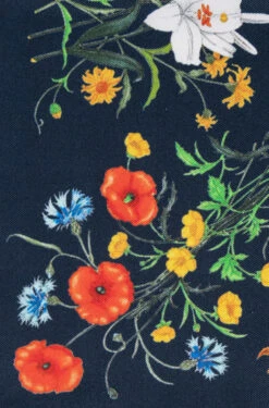 Einstecktuch, Seide, Navy Gemustert -Maenner Mode Haus  396772 norm3