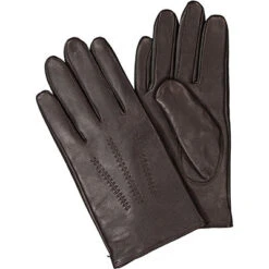 Handschuhe, Lammleder, Dunkelbraun