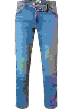Wrangler Jeans Greensboro, Regular Straight, Baumwoll-Stretch 14,75oz, Jeansblau -Maenner Mode Haus  397136 norm 1