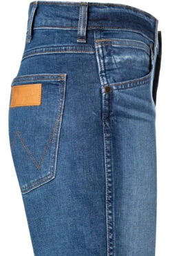 Wrangler Jeans Greensboro, Regular Straight, Baumwoll-Stretch 12,25oz, Indigo -Maenner Mode Haus  397137 norm3