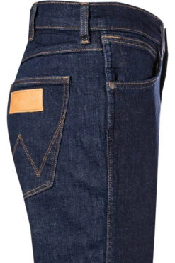 Wrangler Jeans Greensboro, Regular Straight, Baumwoll-Stretch, Dunkelblau -Maenner Mode Haus  397138 norm3