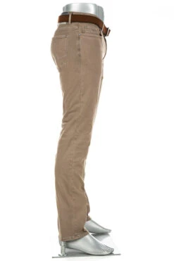 Alberto Jeans Pipe, Regular Fit, Baumwolle T400® 11oz, Beige -Maenner Mode Haus  397175 norm2