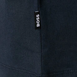 Boss T-Shirt, Slim Fit, Baumwolle, Dunkelblau -Maenner Mode Haus  397223 norm3