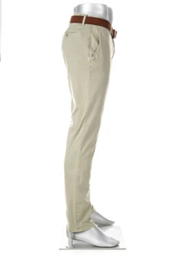 Alberto Chino Rob, Slim Fit, Baumwolle T400® 9,5oz, Pastellgrün -Maenner Mode Haus  397261 norm2