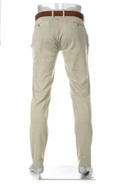 Alberto Chino Rob, Slim Fit, Baumwolle T400® 9,5oz, Pastellgrün -Maenner Mode Haus  397261 norm3