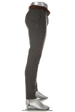 Alberto Hose Rob, Slim Fit, Baumwolle T400® 9,5oz, Militärgrün -Maenner Mode Haus  397262 norm2