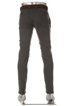 Alberto Hose Rob, Slim Fit, Baumwolle T400® 9,5oz, Militärgrün -Maenner Mode Haus  397262 norm3