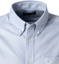Fred Perry Kurzarmhemd, Oxford, Bleu -Maenner Mode Haus  397755 norm2
