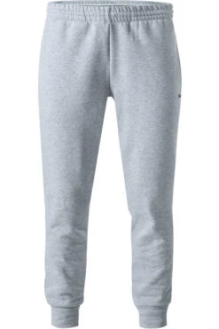 Lacoste Sweatpants, Slim Fit, Bio Baumwolle, Hellgrau Meliert
