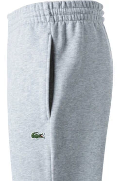 Lacoste Sweatpants, Slim Fit, Bio Baumwolle, Hellgrau Meliert -Maenner Mode Haus  397881 norm3