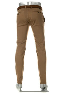 Alberto Hose Rob, Slim Fit, Baumwolle T400® 9,5oz, Hellbraun -Maenner Mode Haus  397939 norm3