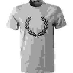 Fred Perry T-Shirt, Baumwolle, Mintgrün -Maenner Mode Haus  398249 norm 1