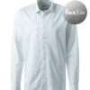 OLYMP Hemd, Modern Fit, Jersey Geruchshemmend, Extra Langer Arm, Weiß -Maenner Mode Haus  398492 norm