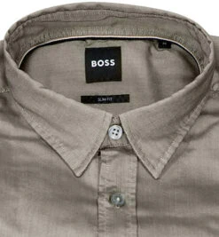 Hemd, Slim Fit, Mikrofaser, Hellgrün Meliert -Maenner Mode Haus  398547 norm2