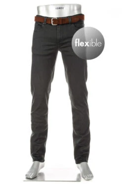 Alberto Jeans Pipe, Regular Fit, Baumwolle T400®, Dunkelgrün