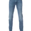Alberto Jeans Robin, Tapered Fit, Bio Baumwoll-Stretch 10oz, Dunkelblau