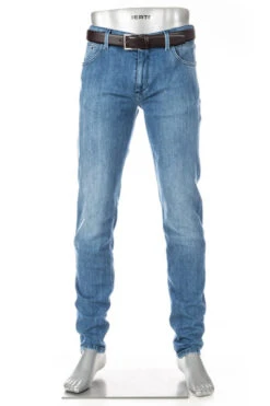 Alberto Jeans Robin, Tapered Fit, Bio Baumwoll-Stretch 10oz, Blau