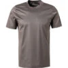 ETON T-Shirt, Slim Fit, Baumwolle, Steingrau