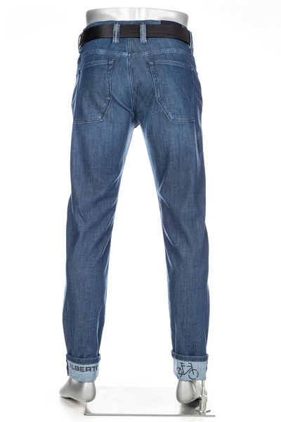 Jeans Bike, Slim Fit, Mikrofaser-Tencel®, Dunkelblau 7 Jeans Bike, Slim Fit, Mikrofaser-Tencel®, Dunkelblau – Bild 5