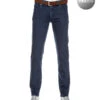 Alberto Jeans Pipe, Regular Fit, Jersey, Navy -Maenner Mode Haus  398788 norm