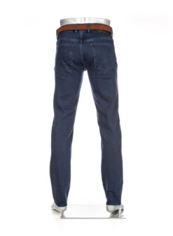 Alberto Jeans Pipe, Regular Fit, Jersey, Navy -Maenner Mode Haus  398788 norm3