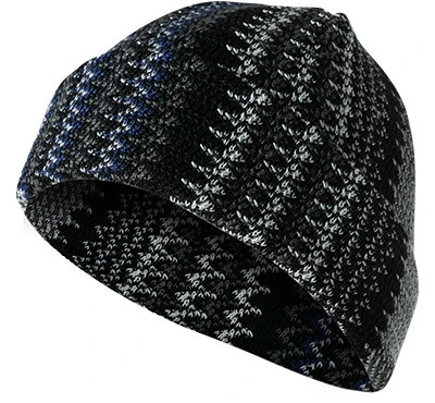 Missoni Mütze, Wolle, Grau-schwarz-royal 3 Missoni Mütze, Wolle, Grau-schwarz-royal