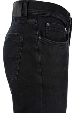 Jeans, Regular Tapered Fit, Baumwoll-Stretch, Nachtblau -Maenner Mode Haus  399147 norm3